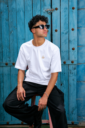 White Special Fit Tee — front