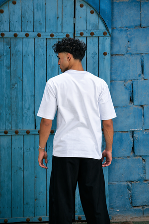 White Special Fit Tee — back