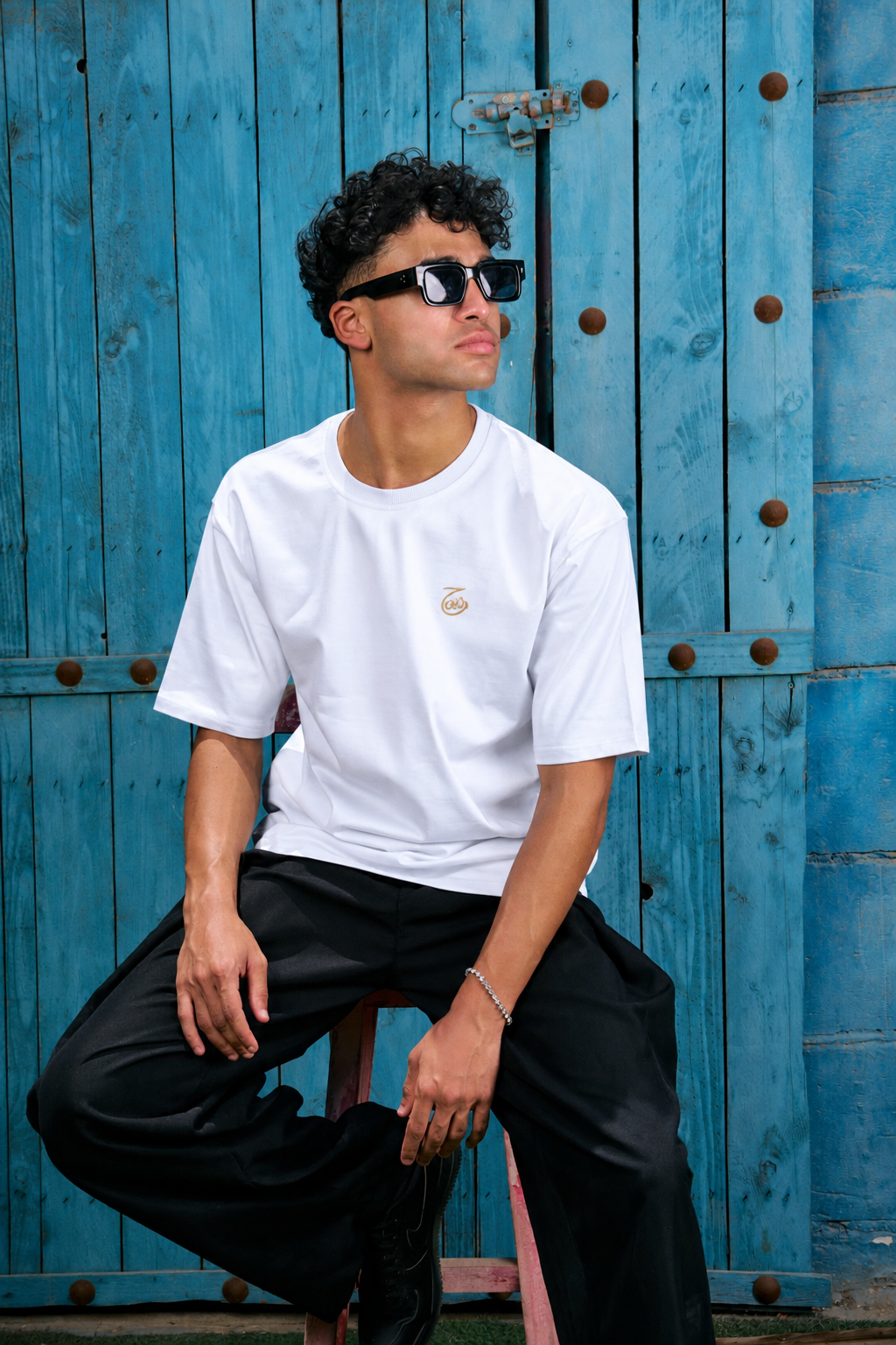 White Special Fit Tee — front