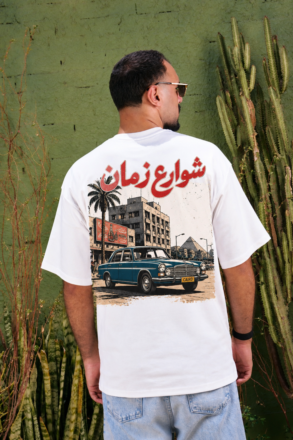 Shoare3 Zaman oversized tee - back artwork