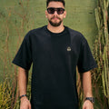Black Essential Oversized Tee