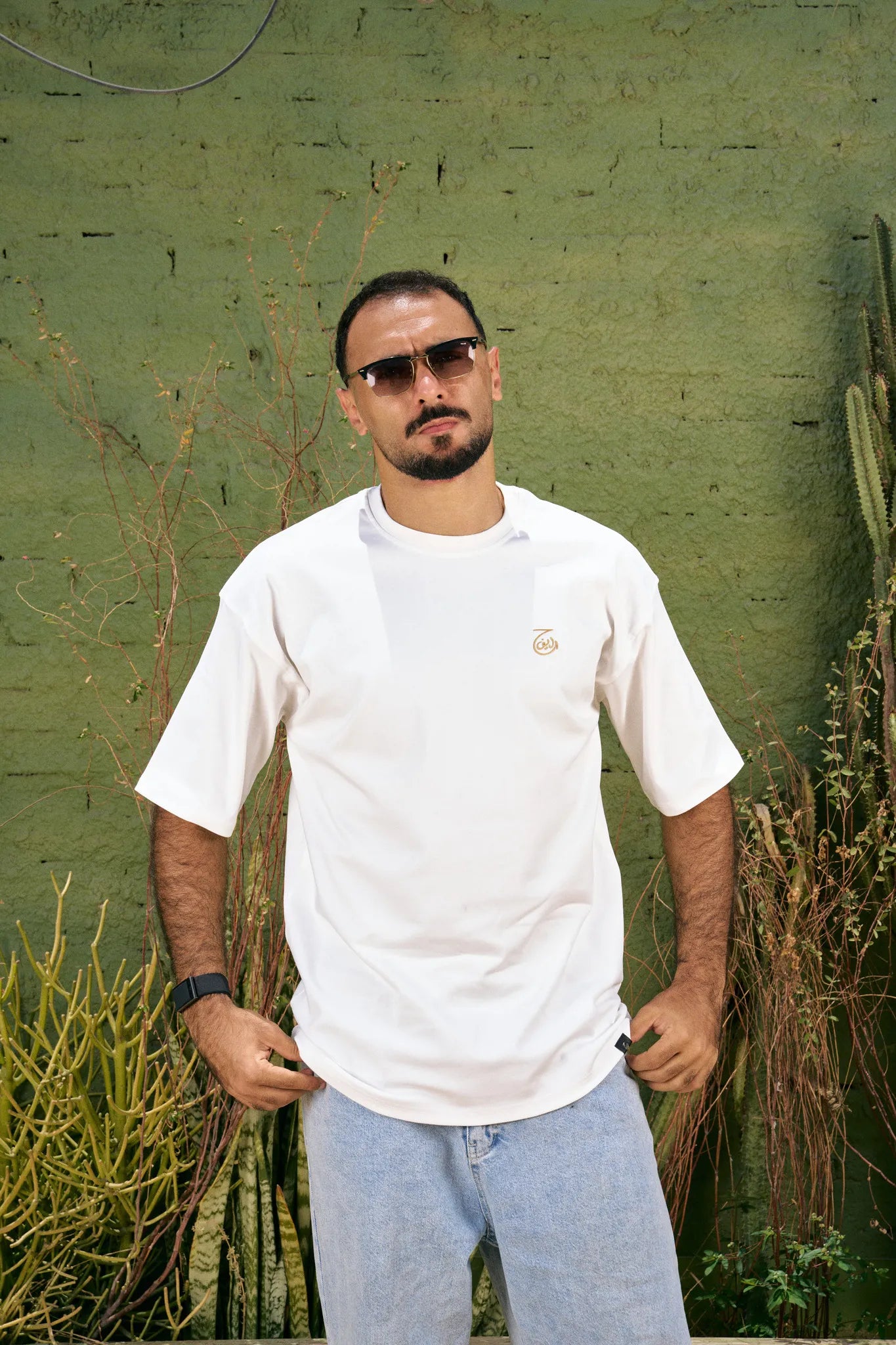 White Essential Oversized Tee