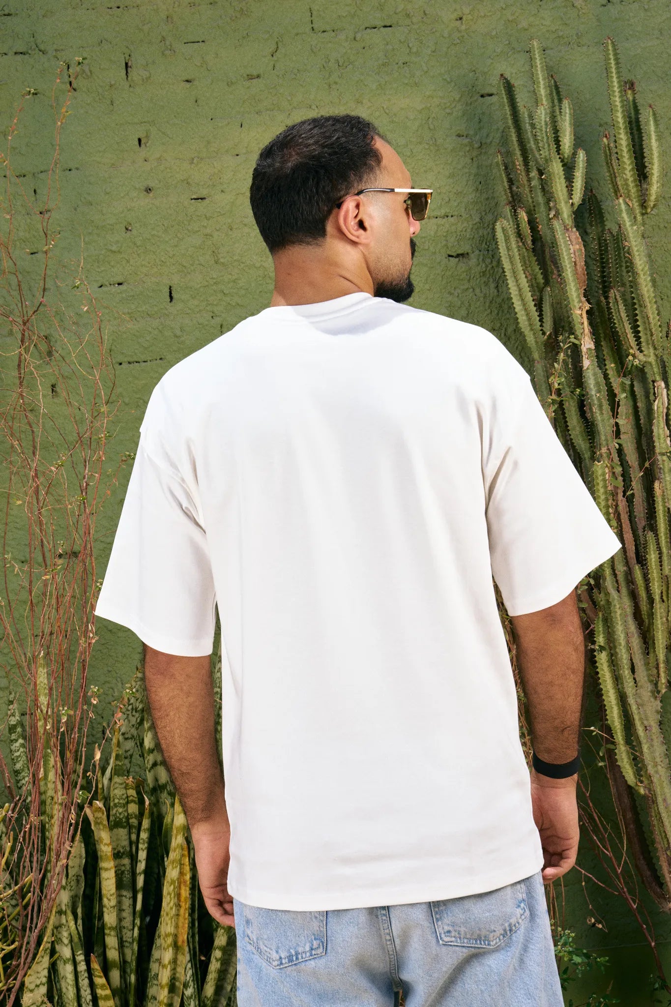 White Essential Oversized Tee