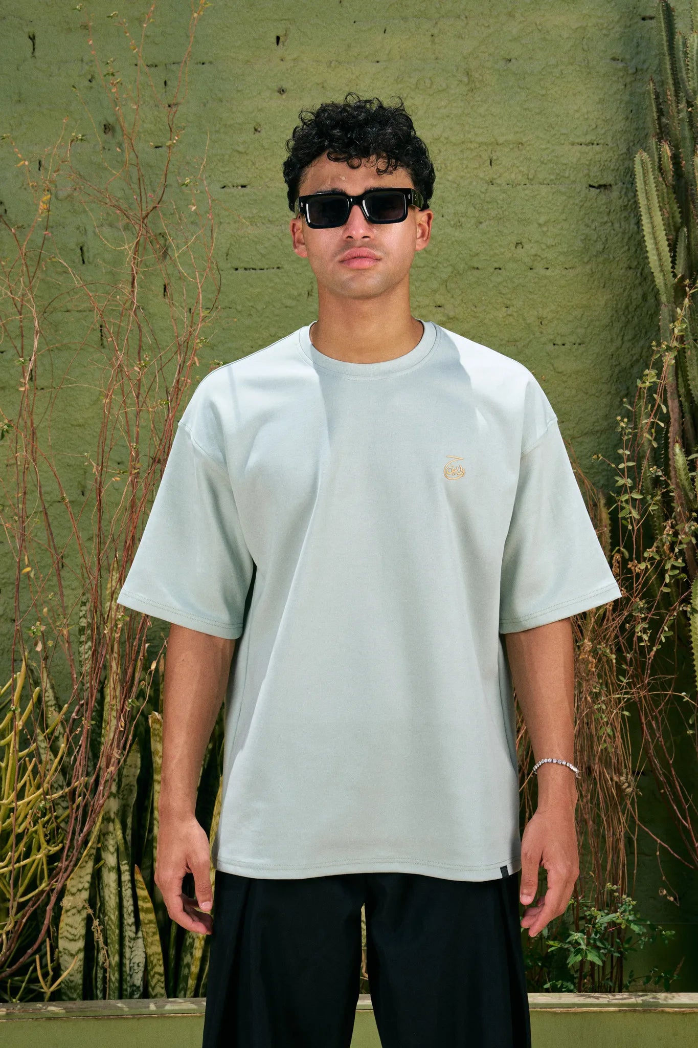 Mint Green Essential Oversized Tee