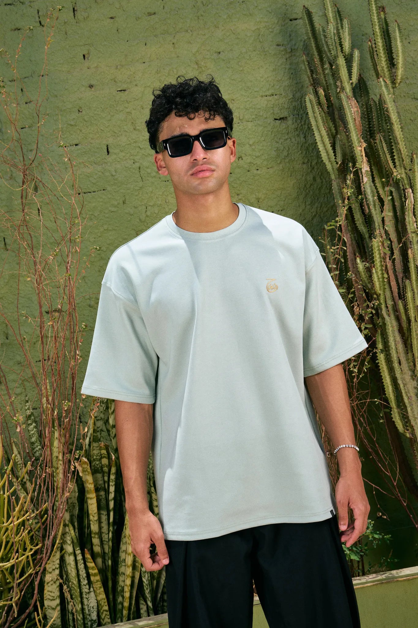 Mint Green Essential Oversized Tee