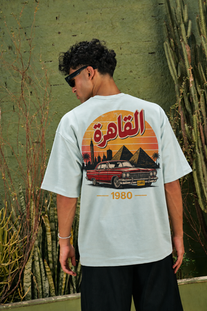 Cairo 1980 oversized tee - back artwork