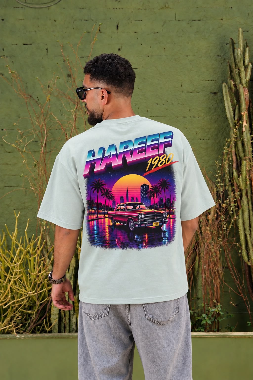 Hareef 1980 oversized tee - look 3